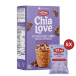 CHIALOVE OVERNIGHT CHIA AVOINE RÊVE CHOCOLATÉ 5X50G