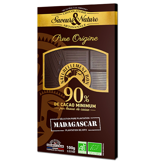 CHOCOLAT MADAGASCAR 100% 100G
