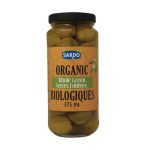 OLIVES BIO VERTES ENTIÈRES 375ML