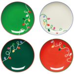 PETITES ASSIETTES HOLIDAY GLOW LOT DE 4