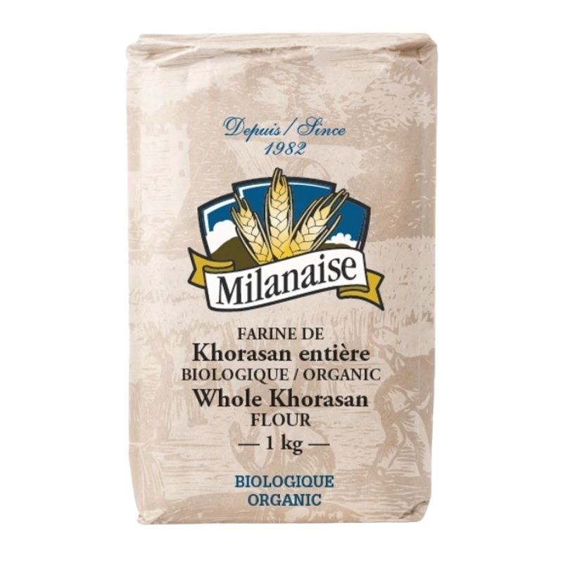 FARINE KHORASAN ENTIÈRE BIO 1KG